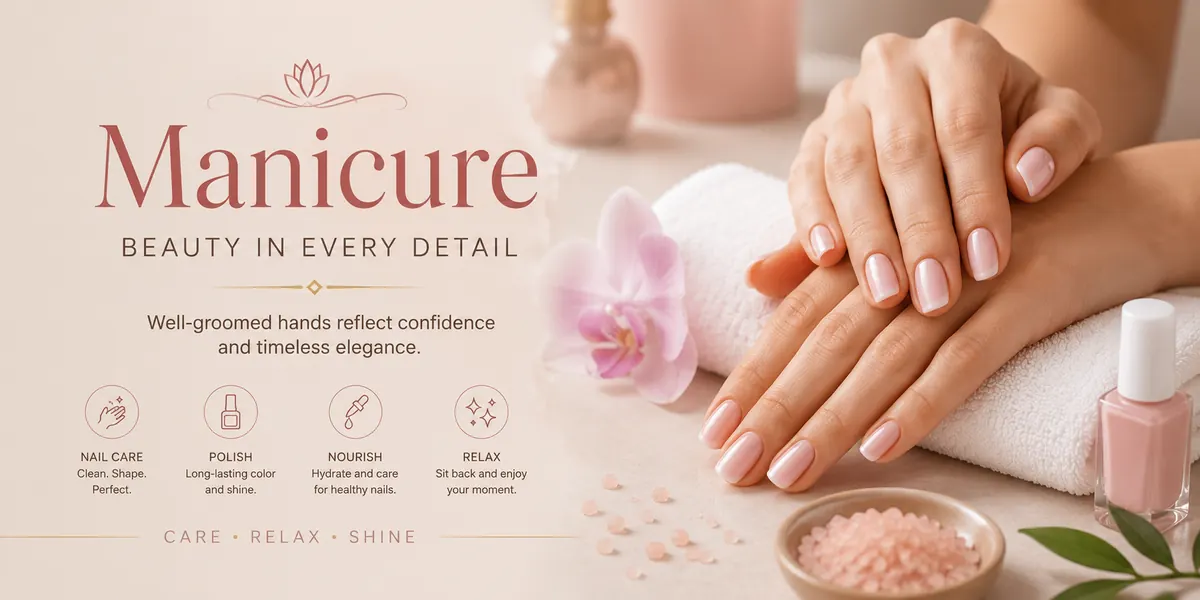Manicure and pedicure