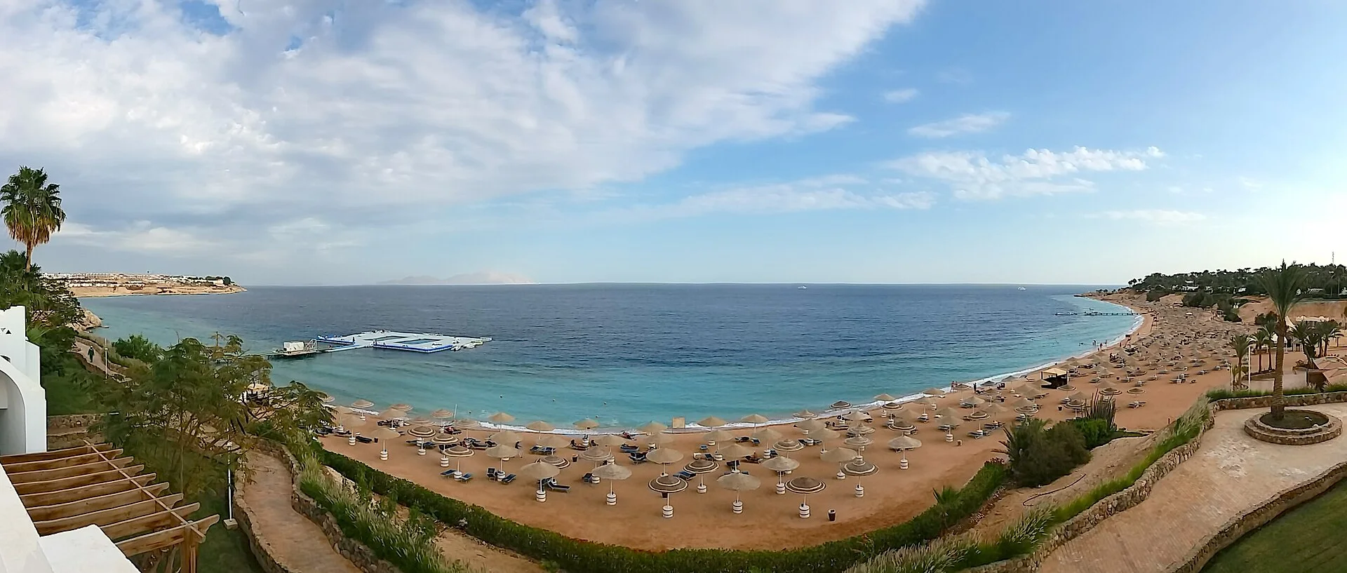 Coral Bay and the Red Sea coastline in Sharm El Sheikh, Egypt